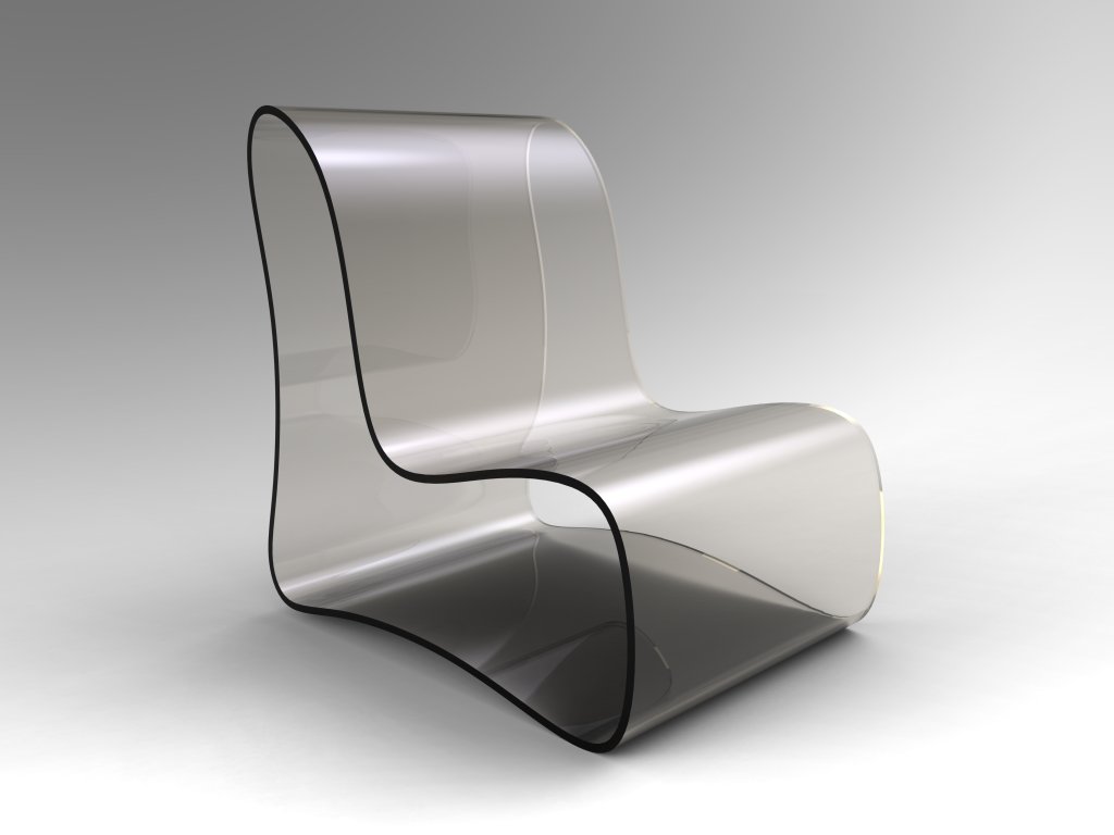 clear acrylic chair