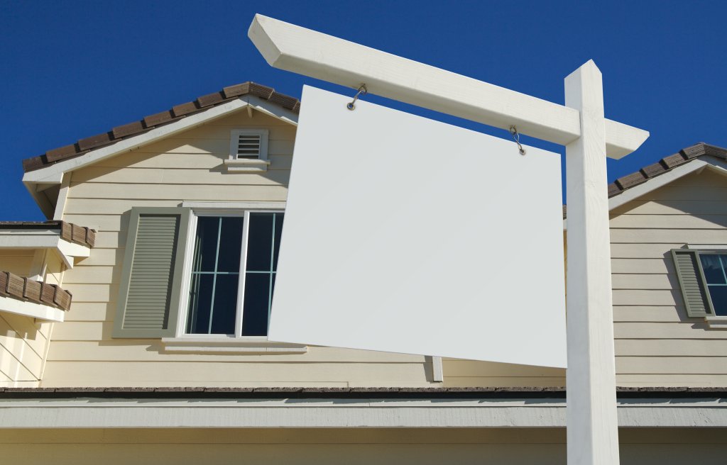plastic yard sign