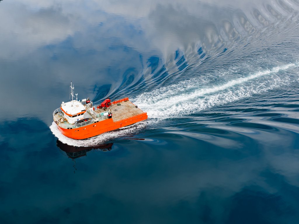 workboat oil rig